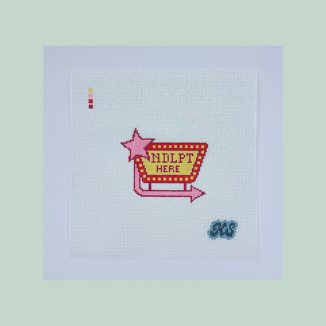 retro ndlpt sign mini (pre-order)